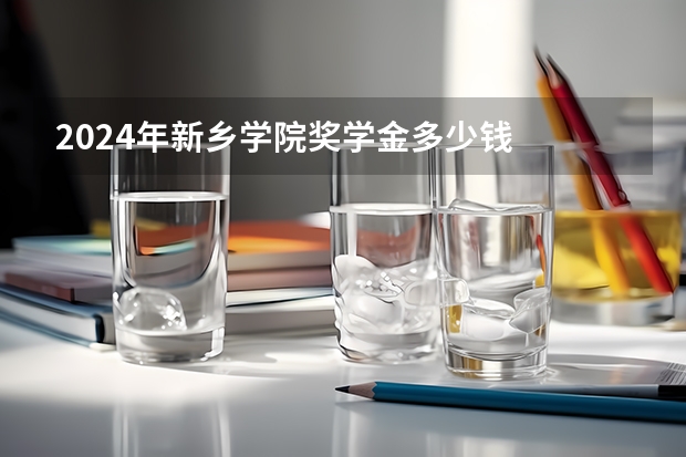 2024年新乡学院奖学金多少钱