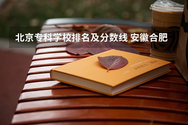 北京专科学校排名及分数线 安徽合肥专科学校排名及分数线