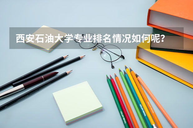 西安石油大学专业排名情况如何呢？