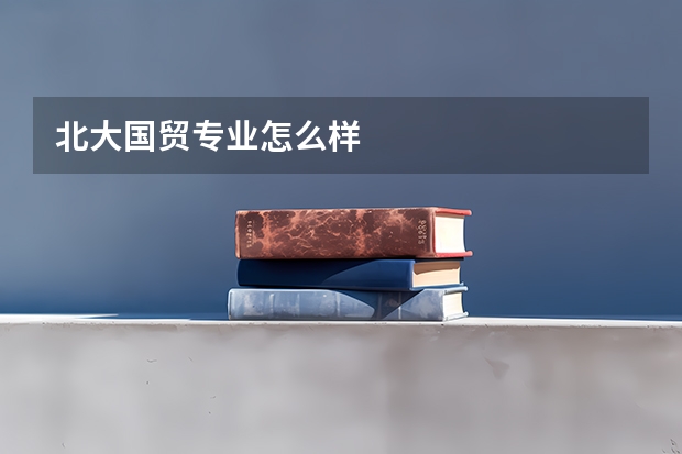 北大国贸专业怎么样