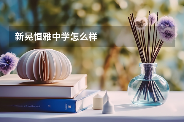 新晃恒雅中学怎么样