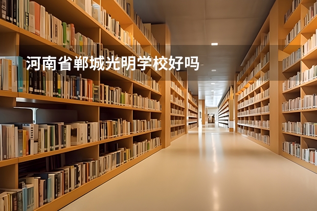 河南省郸城光明学校好吗