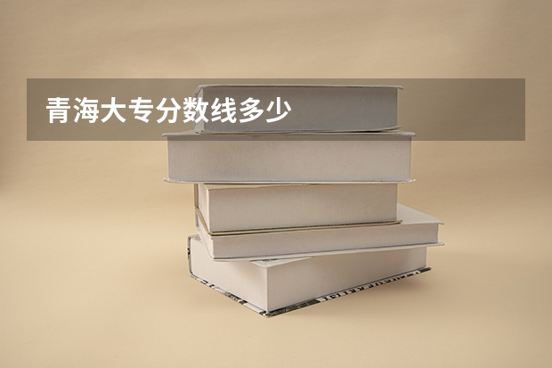 青海大专分数线多少