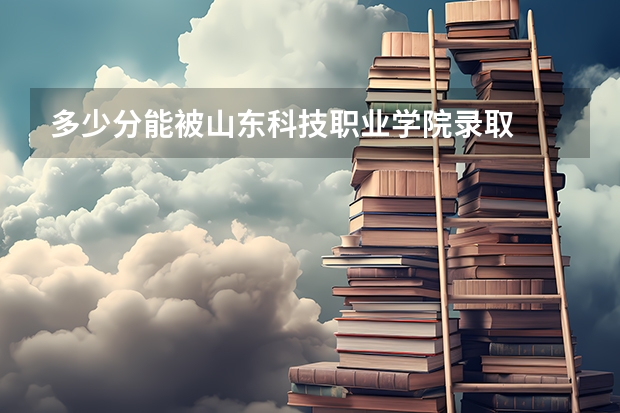 多少分能被山东科技职业学院录取