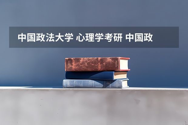  中国政法大学 心理学考研 中国政法大学录取分数线