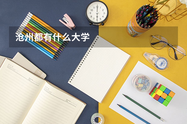 沧州都有什么大学