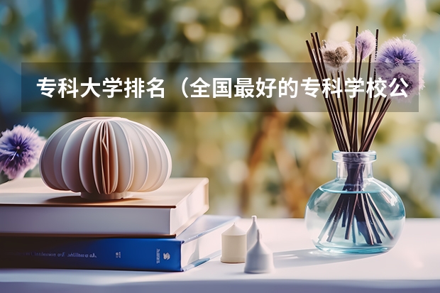 专科大学排名（全国最好的专科学校公办排名）