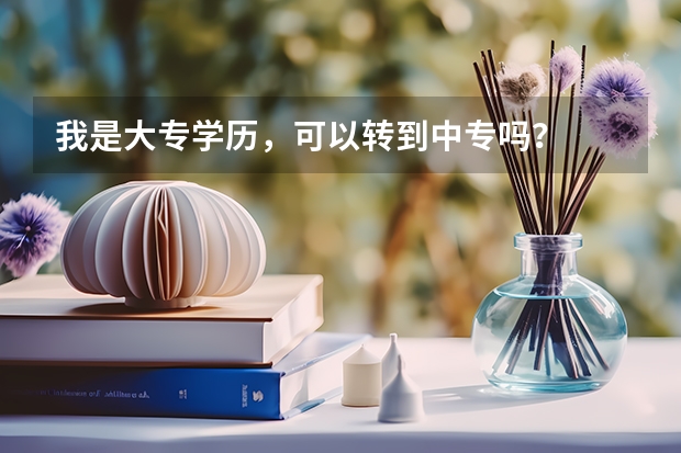 我是大专学历，可以转到中专吗？