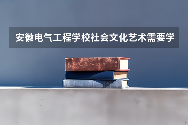 安徽电气工程学校社会文化艺术需要学哪些课程（专业要求是什么）