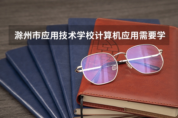 滁州市应用技术学校计算机应用需要学哪些课程（专业要求是什么）