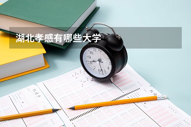 湖北孝感有哪些大学
