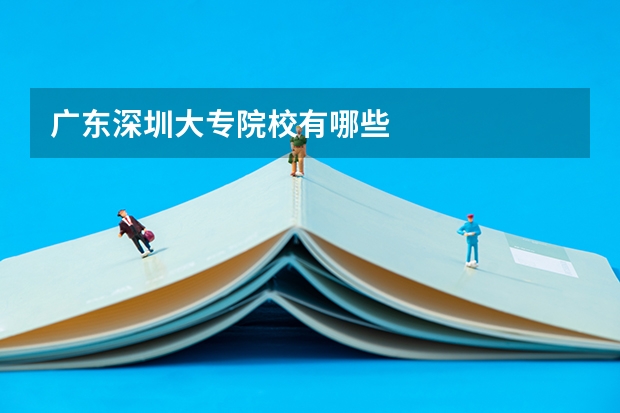 广东深圳大专院校有哪些