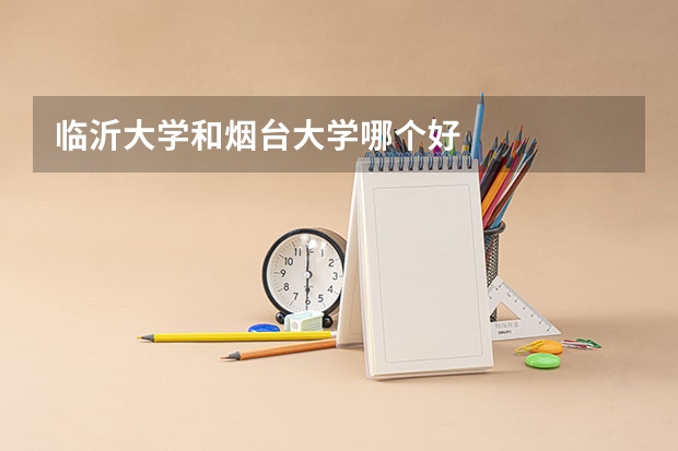 临沂大学和烟台大学哪个好