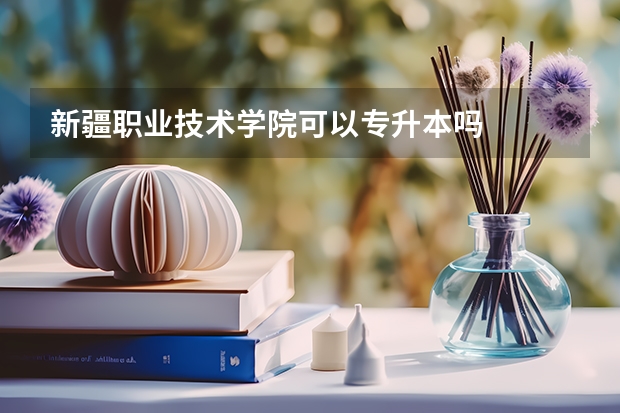 新疆职业技术学院可以专升本吗