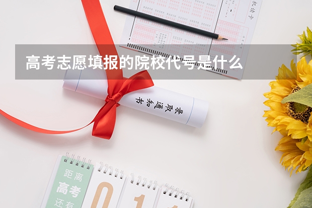高考志愿填报的院校代号是什么