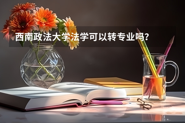西南政法大学法学可以转专业吗？