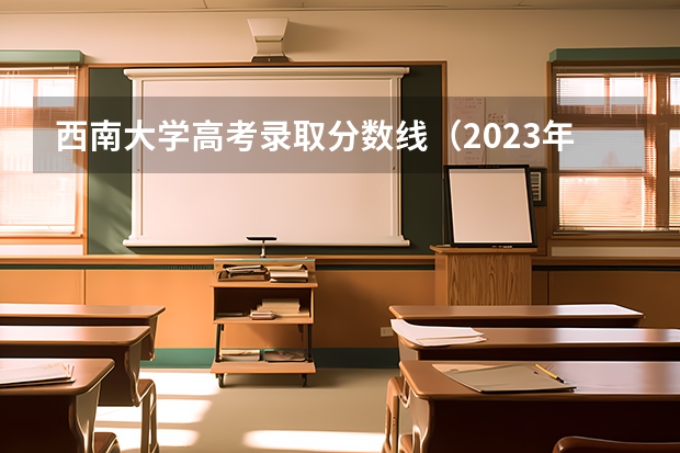 西南大学高考录取分数线（2023年四川单招公办学校分数线表）