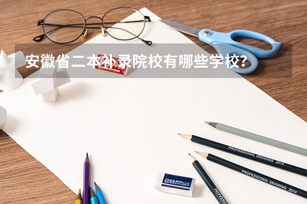 安徽省二本补录院校有哪些学校？