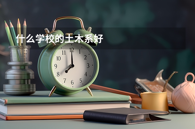 什么学校的土木系好