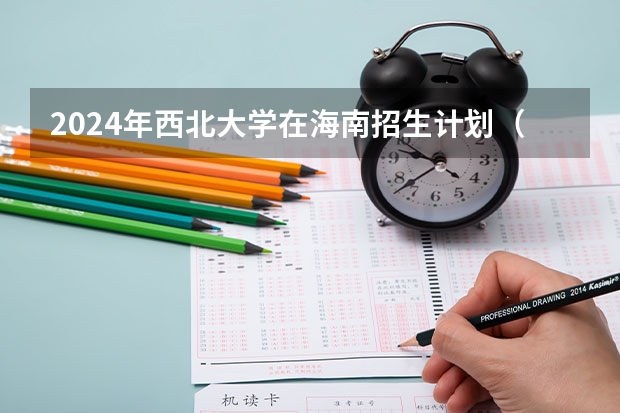 2024年西北大学在海南招生计划（招生人数）