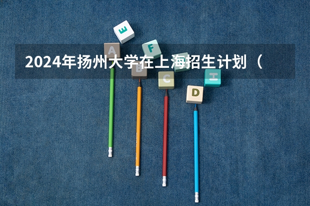 2024年扬州大学在上海招生计划（招生人数）
