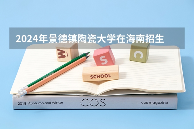 2024年景德镇陶瓷大学在海南招生计划（招生人数）