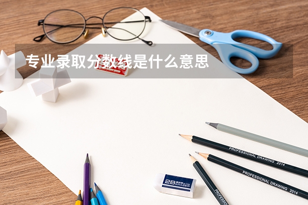 专业录取分数线是什么意思