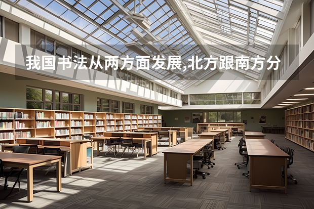 我国书法从两方面发展,北方跟南方分别以什么为代表？