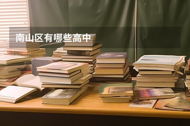南山区有哪些高中