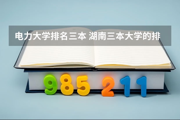 电力大学排名三本 湖南三本大学的排名是？