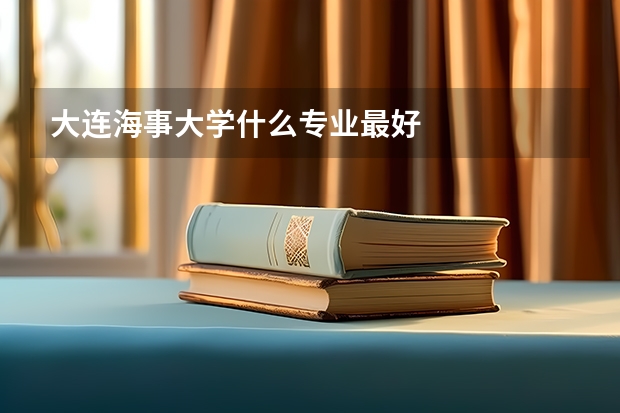 大连海事大学什么专业最好