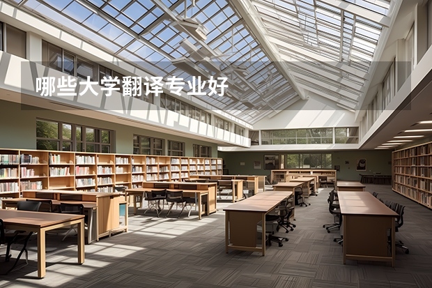 哪些大学翻译专业好