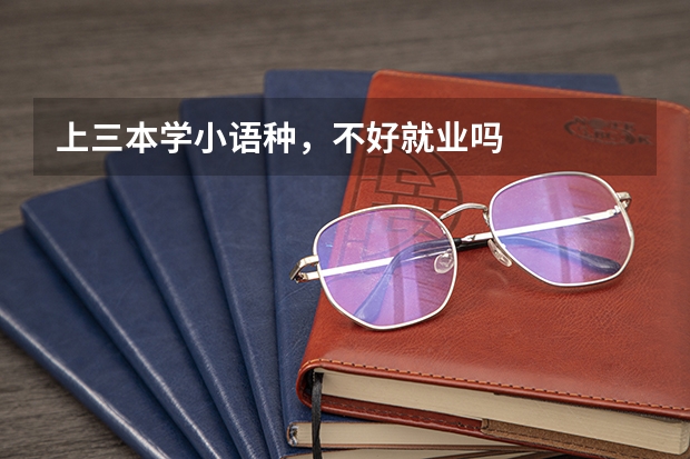 上三本学小语种，不好就业吗